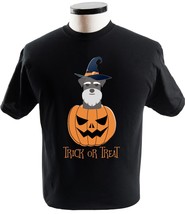 Schnauzer Halloween Shirt Trick Or Treat T Shirts Shirt Designs - £13.63 GBP+