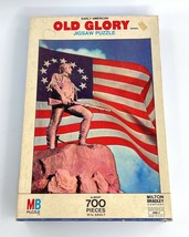 Milton Bradley Old Glory Jigsaw Puzzle Early American 700 PIECES 1975 Unopened - $19.79
