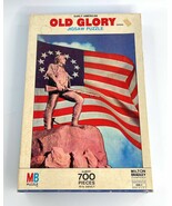 Milton Bradley Old Glory Jigsaw Puzzle Early American 700 PIECES 1975 Un... - $27.12 CAD