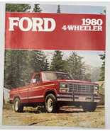 1980 Ford Pickup Truck 4-Wheeler Dealer Sales Brochure 4 Wheel Drive 4x4 - £9.61 GBP