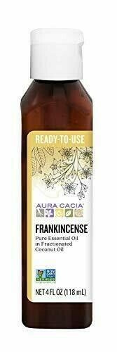 Aura Cacia Ready-to-Use Frankincense Essential Oil in Fractionated Coconut Oi... - £10.53 GBP