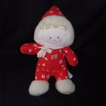 10&quot; VINTAGE BANTAM WIND UP MUSICAL BABY CHRISTMAS DOLL STUFFED ANIMAL PL... - $46.55