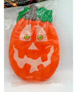 Vtg Mr Glow N Pumpkin Twinkle Halloween Flashing Eyes Lights Jack o Lantern - $18.29