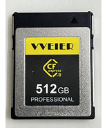 VVEIER Professional CFexpress Type-B Memory 512GB Card 8K For Nikon Cano... - £147.59 GBP