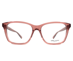 Saint Laurent Eyeglasses Frames SL482 004 Transparent Clear Red Square 54-16-145 - $118.79