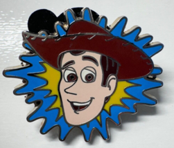 Woody Toy Story 2010 Pixar Blue Starburst Disney Pin 74211 - £8.71 GBP