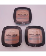 LOT OF 3 LOREAL Infallible PRO GLOW Lasting Glow Powder 28 Cocoa - $13.85