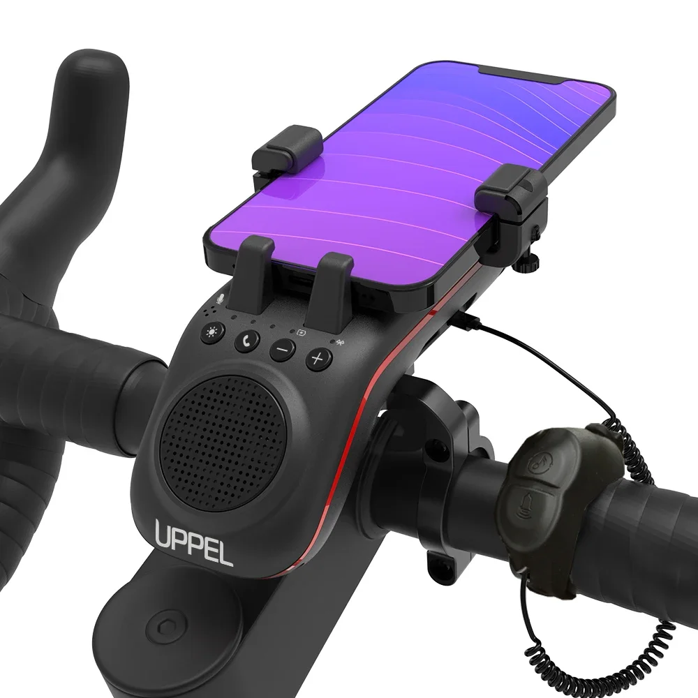 UPPEL 10 in 1 Bike Light 5000mAh Rechargeable Front Lamp Bicycle Phone Holder - £63.62 GBP