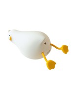 Lying Flat Duck Night Light Silicone Pat Lamp Cartoon Cute Children Nigh... - $22.46