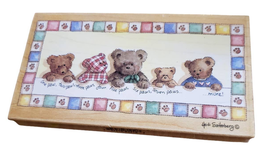 One Paw, Two Paws Teddy Bear Stamps Happen Heidi Satterberg 80256 - $9.89