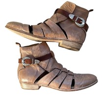 STEVEN By Steve Madden Cut Out Ankle Boots Distressed leather Women&#39;s Si... - $1,029.10 MXN