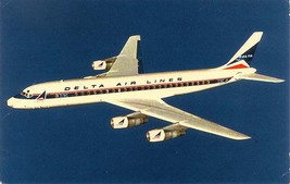 1970&#39;s Delta Airlines Douglas DC-8 Fanjet - $2.75