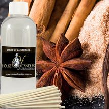 Brown Sugar &amp; Cinnamon Spice Scented Diffuser Fragrance Oil Refill FREE Reeds - £10.25 GBP+