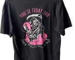 Retrofit Short Sleeved T Shirt Mens Medium Youll Float Too Grim Reaper F... - $13.77