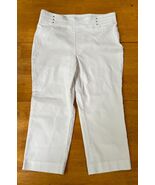 JM COLLECTION Pull On Slim Fit Stretch Rivet Detail Cropped Capri Pants,... - €13,96 EUR
