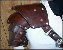 Medieval Celtic/Viking or barbarian Leather Cauldrons Knight leather Shoulder - £132.38 GBP