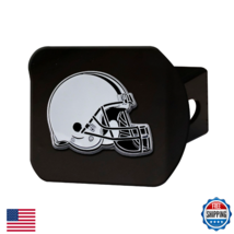FANMATS Cleveland Browns Black Metal Hitch Cover w/ Chrome 3D Emblem, 2"... - $37.92