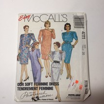 McCall&#39;s 4111 Size 20 Misses&#39; Dress Tunic Top Skirt - $12.86