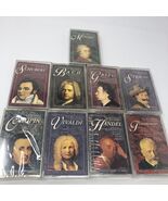 The Master Collection 9 Cassette Tapes New Vivaldi, Mozarat,Handel,Bach&amp;... - $31.41 CAD