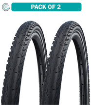 Pack of 2 Schwalbe Silento Tire 700 x 35 Clincher Wire Black KGuard SBC - £76.26 GBP