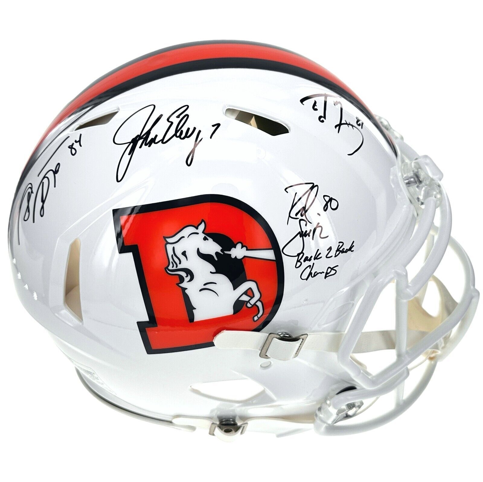 Denver Broncos Signed John Elway Shannon Sharpe Ed McCaffrey Rod Smith H... - $1,699.95
