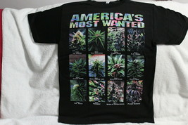 Marijuana America&#39;s Most Wanted Weed Cannabis Kush T-SHIRT - £8.89 GBP+
