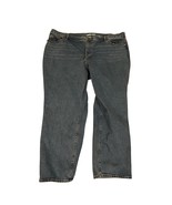 Lands&#39; End High Rise Straight Leg Jeans Comfort Stretch Denim Plus Size 24w - $594.16 MXN