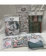 49 &amp; Market Tranquility 6 Pcs Chipboard Words Files Tags Laser Cuts Acet... - $76.73 CAD