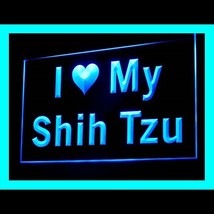 210123B I Love My Shih Tzu Extreme Reasonable Playful Personality LED Light Sign - $21.99