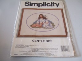 New Jca, Inc. Simplicity Counted Cross Stitch Kit Gentle Doe #05603 - $14.18