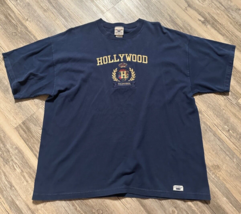 Hollywood California Short Sleeve T Shirt Embroidered XL 90s Y2K USA Mad... - $14.49