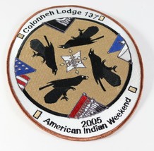 Vintage 2005 Colonneh 137 American Indian Week Boy Scouts America BSA Back Patch - £10.58 GBP