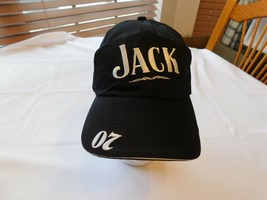 Men&#39;s Jack Daniel&#39;s Adjustable Hat Cap OS One Size Fits Most &quot;Jack&quot; Blac... - £16.14 GBP