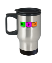 Coffee Travel Mug Funny rush periodic table of elements  - £20.11 GBP