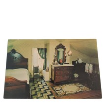 Postcard Birthplace Of Thomas A. Edison Milan Ohio The Walnut Room Chrome - $4.84