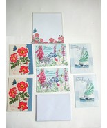 Lot of 6 Greeting Cards with Notepad &amp; Envelopes (Birthday &amp; Thinking of... - £1.64 GBP