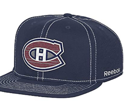NHL Montreal Canadiens Mens Oversized Logo Flat Visor Flex Cap Large/X-L... - £15.18 GBP