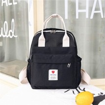 Korean Style Canvas Mini Backpack For Women Simple Fashion Travel Backpack Leisu - £23.81 GBP
