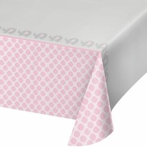 Little Peanut Girl Baby Shower Plastic Tablecloth 54&quot; x 108&quot; Baby Shower Decor - £15.81 GBP