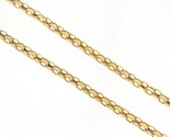 3.2mm Unisex Chain 14kt Yellow Gold 357709 - £478.72 GBP