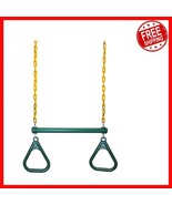 Triangular Gym Rings with 20&quot; Trapeze Bar - Perfect for Kids&#39; Playsets - $1,101.15 MXN