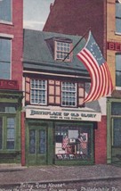 Betsy Ross House Philadelphia Pennsylvania PA American Flag Postcard C19 - £2.36 GBP