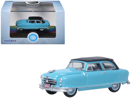 1950 Nash Rambler Custom Landau Convertible (Closed) Strato Blue with Black Top  - $27.89