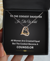 Counselor Daughter Necklace Gifts - Love Pendant Jewelry Present From Mom Or  - £39.92 GBP