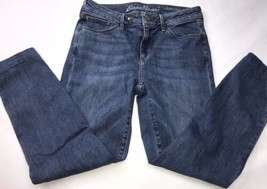 Eddie Bauer Jeans Skinny Blue  Slightly Curvy Womens Sz 6 Med Wash - £11.72 GBP