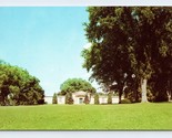 River Side Park Mausoleum Park Cemetery Moline IL UNP Chrome Postcard O7 - £2.29 GBP