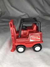 Vintage Buddy L Forklift Truck Coca Cola Coke Missing Forks Die Cast Toy - $11.88