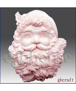 2D Silicone Soap Mold - Santa Plaque - Free Shipping - £26.37 GBP