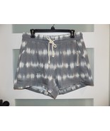 Three Dots Tornado/Pristine Printed French Terry Shorts Size XL Women&#39;s NEW - $66.50