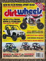 DIRT WHEELS ATV UTV Magazine Quad April 2014 Honda Wildcat Maverick Grizzly - $4.94